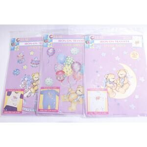 Teddy Bears, Little Ones, Iron-on Transfers, Sleepy Time Pals, Happy Go Lucky,
